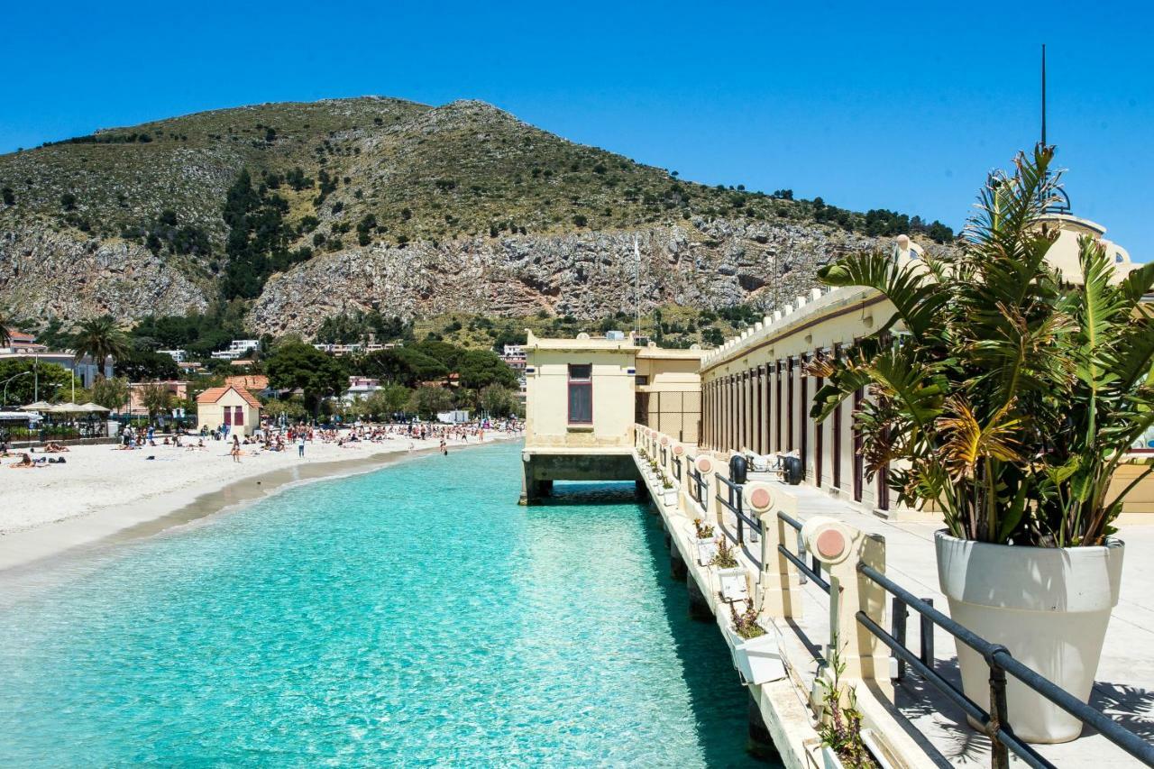 Casa Con Terrazza Sul Mare All'Addaura Palermo Ngoại thất bức ảnh