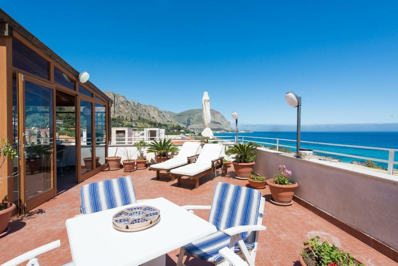 Casa Con Terrazza Sul Mare All'Addaura Palermo Ngoại thất bức ảnh